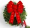 Red Christmas Bows with LED Lights Large Velvet Bow for Wreaths